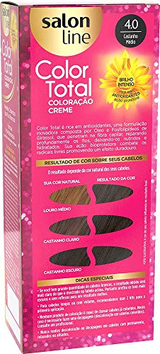 Kit Coloração Color Total 4.0 Castanho Medio, Salon Line