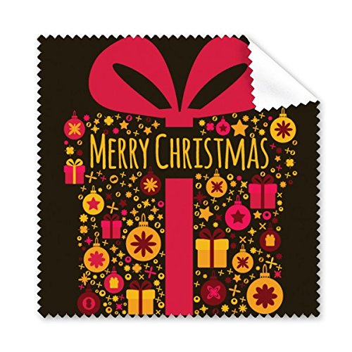 Chiffon de Nettoyage Noël Essuie-Lunettes Festif Idée Cadeau 5pcs