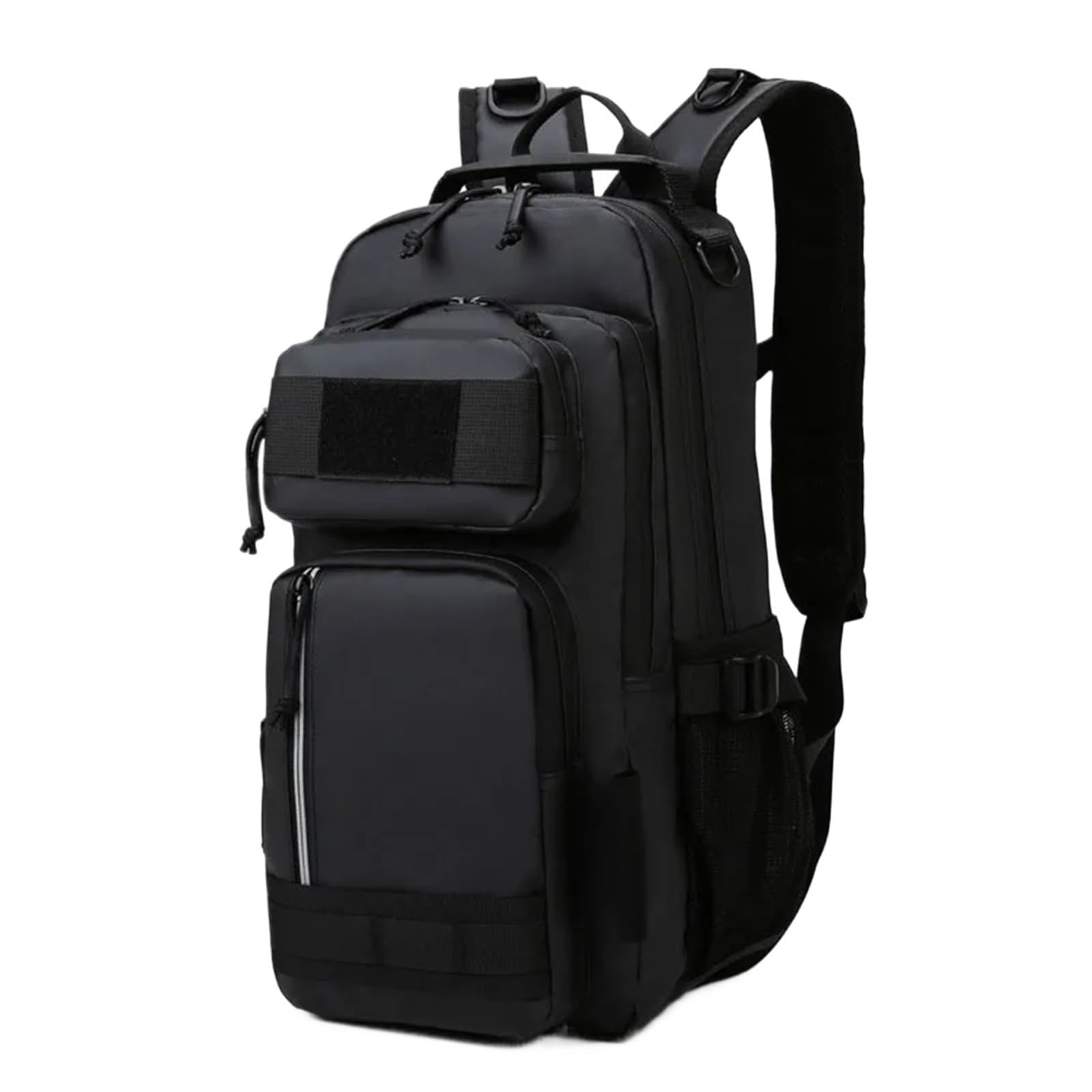Torba wędkarska, pudełka na przybory wędkarskie, Męski wielokolorowy plecak wędkarski do wędkowania, kempingu i pieszych wędrówek(Black)