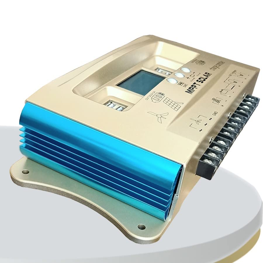 Contrôleur solaire, Contrôleur Intelligent D'énergie Éolienne Solaire MPPT Élévateur Et Abaisseur Automatique Complémentaire Éolien-solaire(12V/24V/36V/48V/60V app30A)
