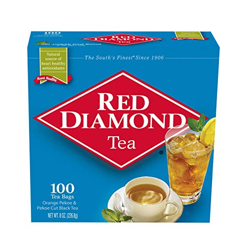 Red Diamond Iced Tea Bags, Single Serving Iced Tea Or Hot Tea, Delicious And Freshly Brewed Taste, Special Premium Blend, 100 Single Serving Bags (12 Pack - 1200 Count) #TOP2