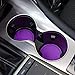 SINGARO Car Cup Coaster, 4PCS Universal Non-Slip Cup Holders Embedded in Ornaments Coaster, Car Interior Accessories, Purple