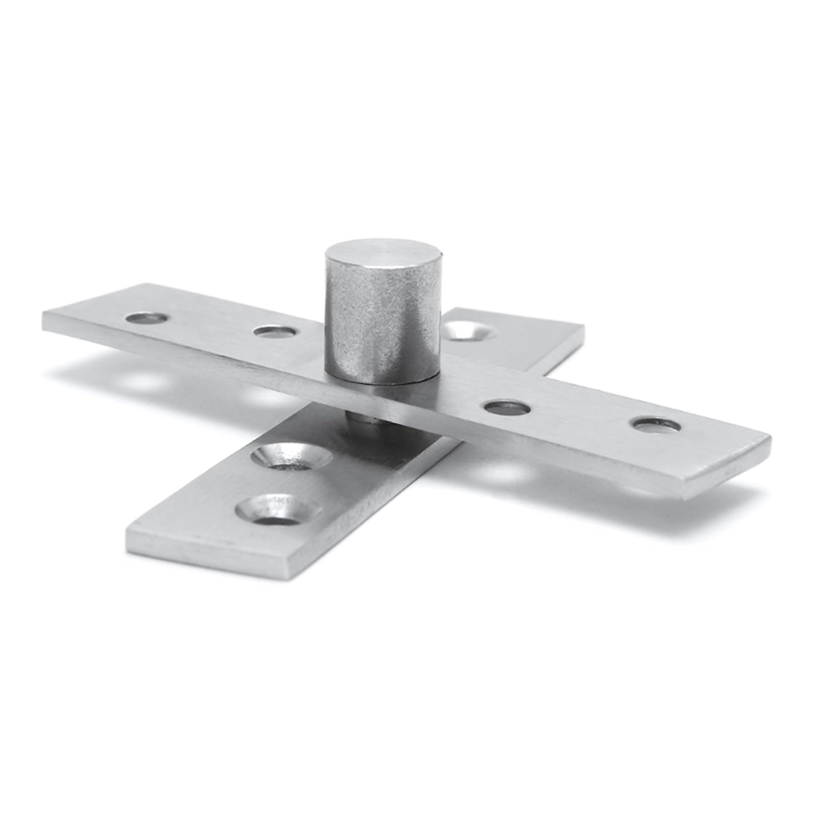 AUNANGLJSCS 2 PCS Rotating Hinge 360 Degree Stainless Steel Door Up Down Shaft 75/95/100mm
