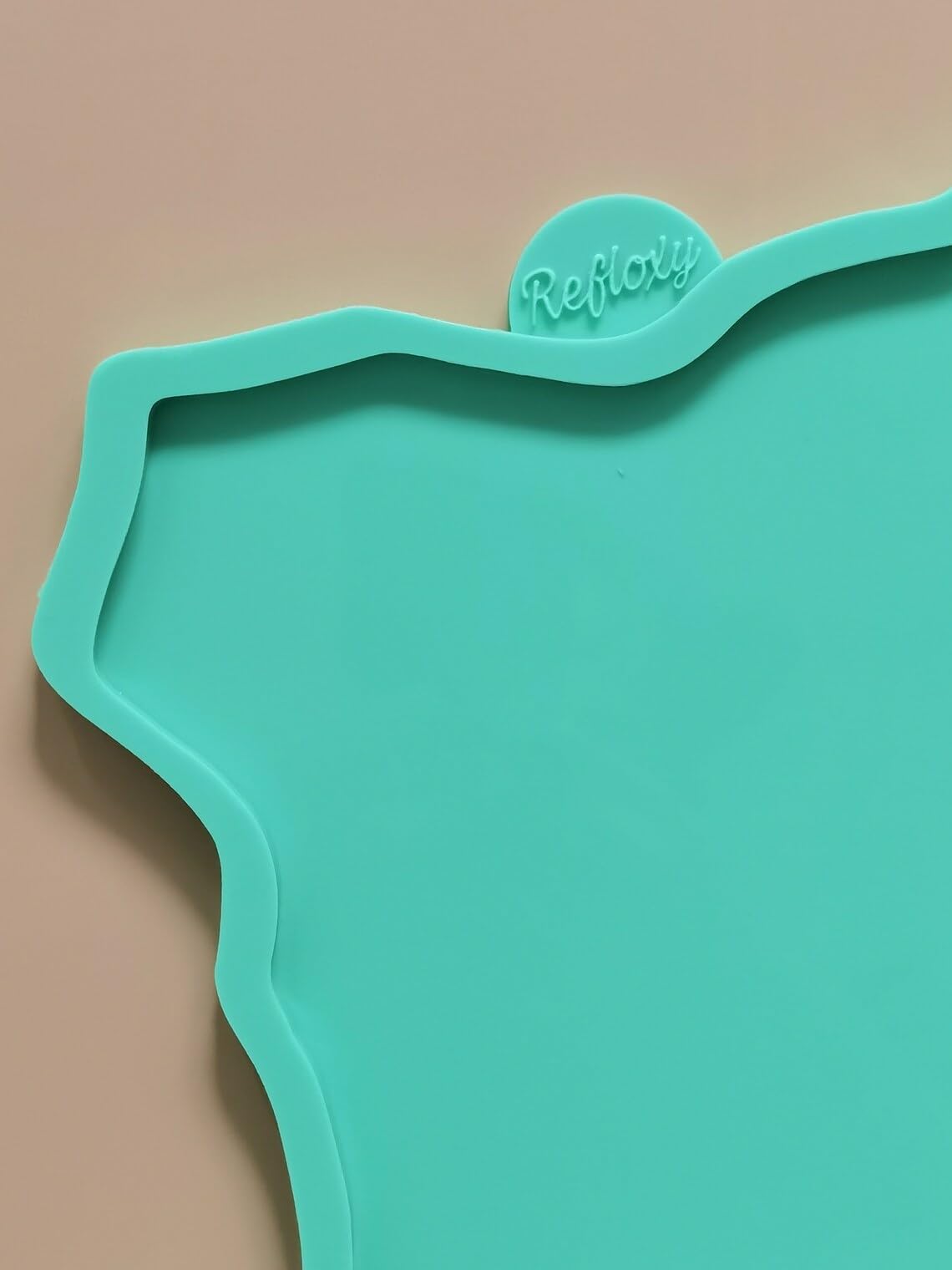 Rechteckiges Tablett Silikonform Maße: 45,5 x 24 x 0,6cm Unregelmäßige Muster Gießen Formen - Epoxy Form