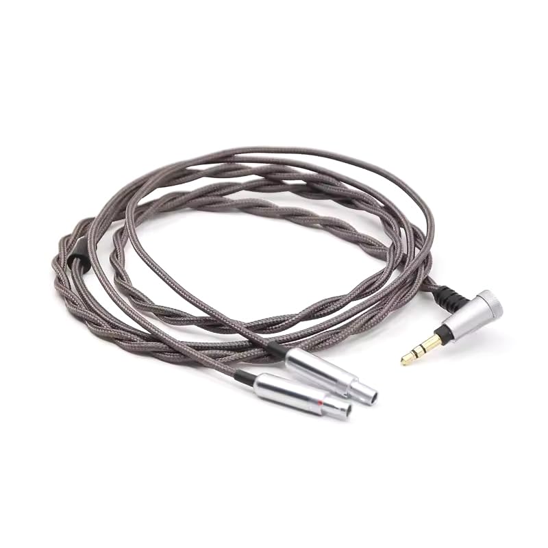 4.4mm 2.5mm 3.5mm 6N OCC Nylon Braided Balanced Cable 4ft Compatible with Senns HD820, HD800, HD800s, Dharma D1000 Headphones