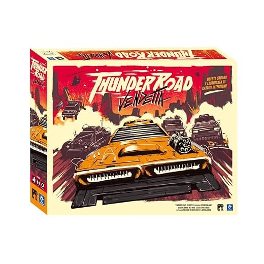 Pendragon - Thunder Road Vendetta - Edizione Italiano - Età 10+, da 2 a 4 Giocatori