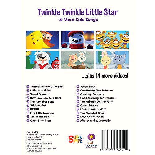 Twinkle Twinkle Little Star More Kids Songs Dvd Buy Online In Mongolia At Desertcart Productid 52220071 Nagi (listen to one of her japanese recordings here: twinkle twinkle little star more kids