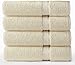 COTTON CRAFT Ultra Soft Oversized Bath Towels - 4 Pack XL Bath Towel Set - 30x54 - Absorbent Everyday Luxury Hotel Bathroom Spa Gym Shower Beach Pool Camp Travel Dorm - 100% Cotton - Easy Care - Ivory