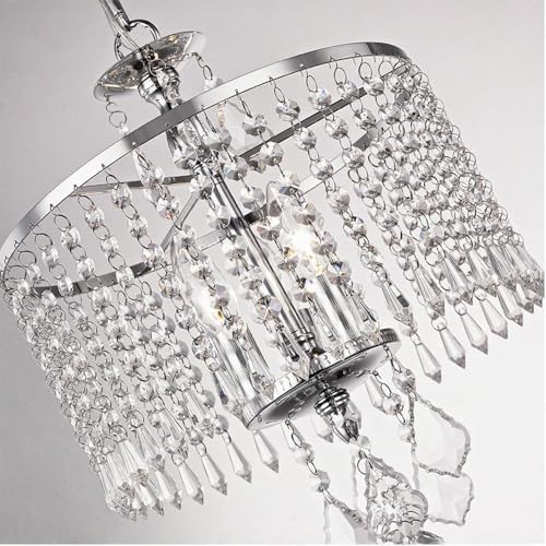 Suspension moderne en cristal lampe réglable pour sublimer vos repas