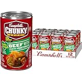 Picture of Campbell’s Chunky Healthy Request Soup, Beef Soup with Country Vegetables, 18.8 Oz Can (Case of 12)