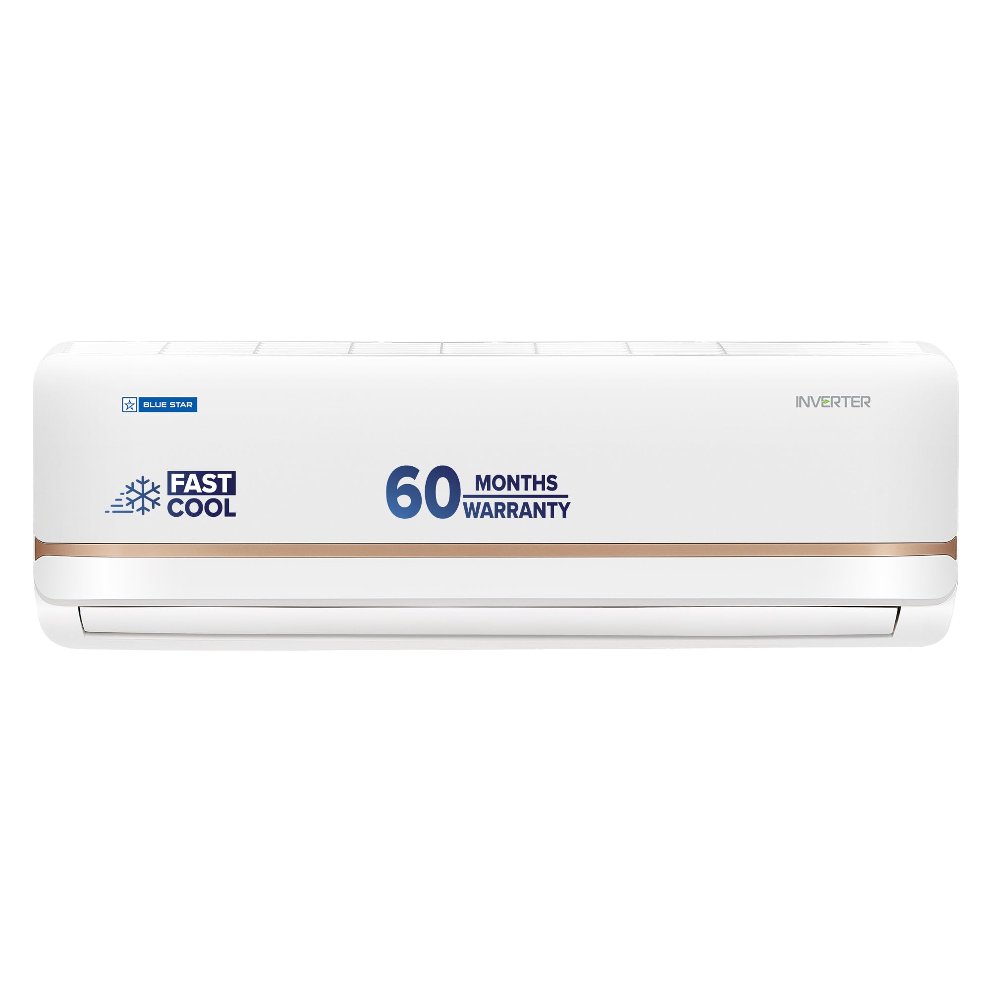 Blue Star 0.8 Ton 3 Star, Inverter Split AC (Copper,Convertible 5 in 1 Cooling, Multi Sensors, Dust Filter Blue Fins, Self Diagnosis, IA309TNU, White)