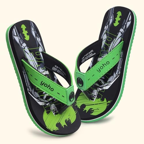 Image of YOHO Slippers for Kids|Comfortable and Lightweight FlipFlop|WB Cartoon & Comic Characters: Batman, Superman, PPG, Tom & Jerry, Scooby Do and We Bare Bears Footwear for Girls & Boys