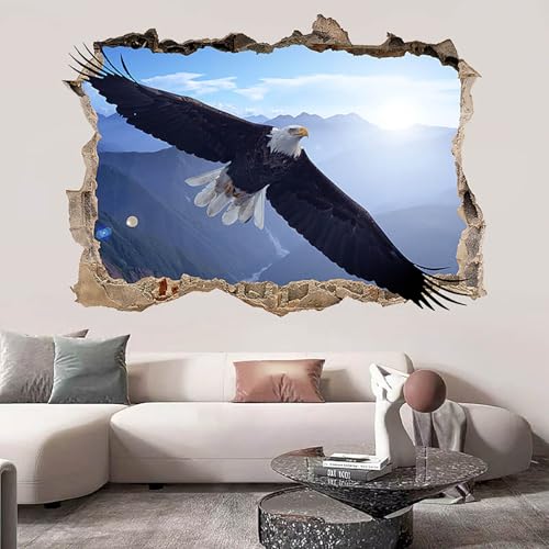 3D Wall Art Optical Illusion Corner Decal - 2 Pcs