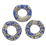 WHAMVOX 3pcs Tibetan Singing Bowl Cushions Handmade Cotton Pads for Meditation Lightweight and Portable Sound Bowl Holders Buddhist Decor Vintage Design Diameter Red