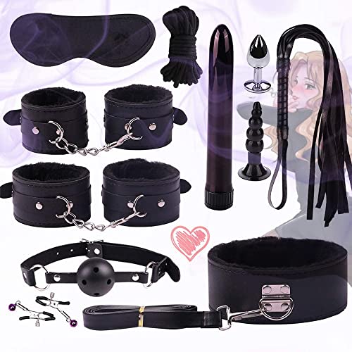11 Piezas de Accesorios de Vestuario para Escenario Punk Rock Hotel Nightclub Bar Medias Personalizadas (Negro) Cover