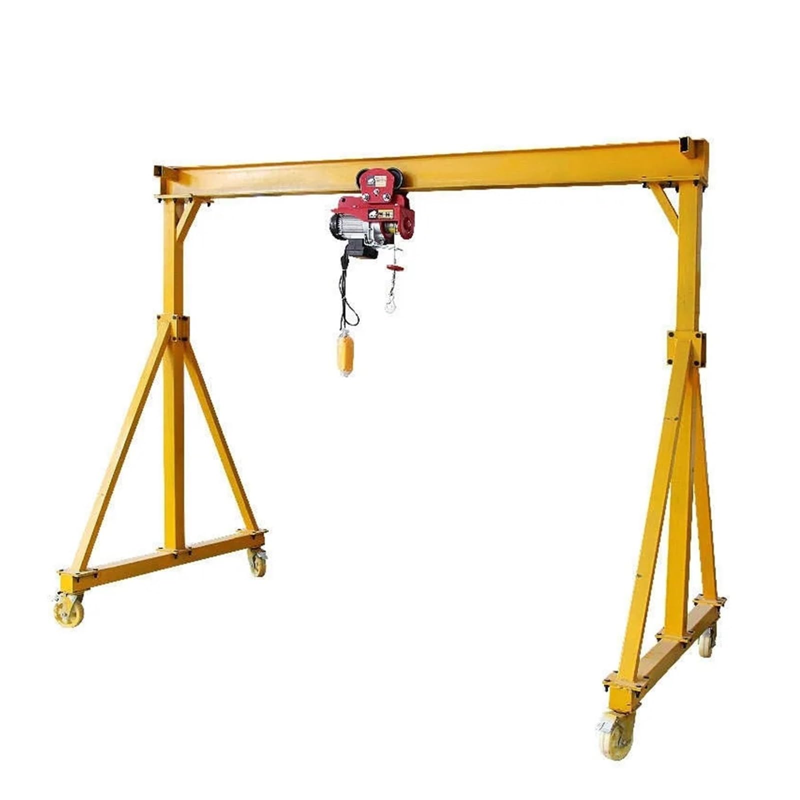 Il Manuale Regolabile In Altezza Delle Gru A Cavalletto Mobile Portatile Regola Per Sollevamento Elettrico Della Di Uso Fabbrica Dell'officina Paranco Elettrico da Puleggia(1T 2x2m)