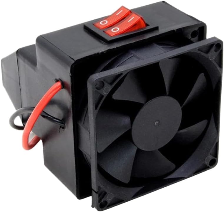 Portable Vehicle Heater Electric Interior Heater with Defrost Function Compatible with Car Windshield Deicing and Drying