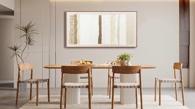 Large Abstract Framed Canvas Wall Art - 31x70 Inches, Modern Minimalist Painting For Living Room, Bedroom, Or Office - View #4