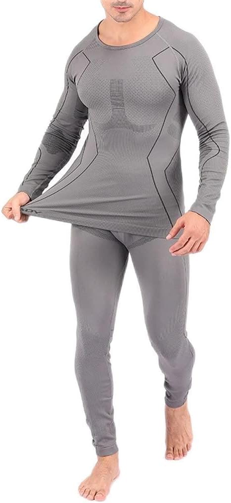 Winter Thermal Underwear Suit Men's Tight-Fitting Compression Sweat-Absorbent Quick-Drying Clothing
