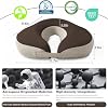 Face Down Pillow for Massage & Relaxation, Ice Silk Cooling Prone Pillow with Eye Mask, Breathable Vent Design, Convertible Travel Neck Pillow for Sleeping on Plane,Post-Eye Surgery Support