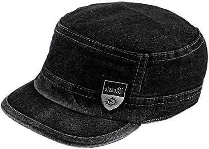 RYTORIA Unisex Denim Cap Blue Black Free Size for Men and Women Pack of 1-image-46