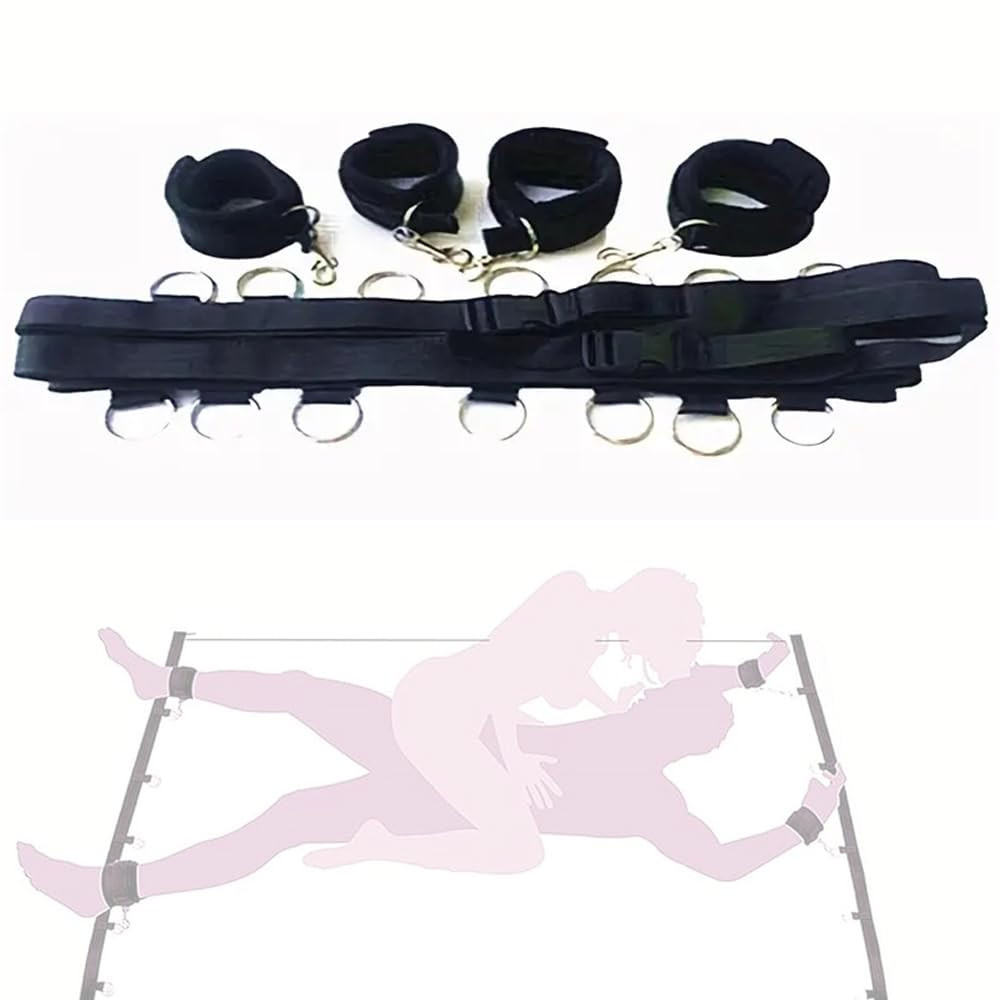 1 set di cuscini da letto, tracolla regolabile in corda super facile da installare, giocattolo con polsini per aumentare il divertimento di gioco