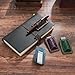 Leather Pen Clip Holder Single Hole Pen Clip Holder Notebook Pen Holder with Pocket Clip for Journal Notebook Planner