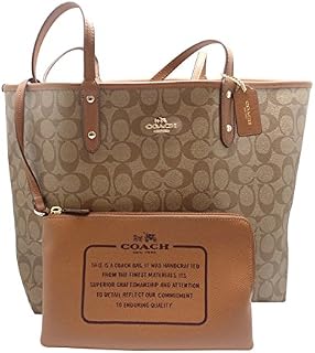 Coach Signature Reversible PVC City Large Tote Bag Handbag