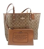 Coach Signature Reversible PVC City Large Tote Bag Handbag