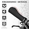 AEYINO Handlebar Grips - Ergonomic Mountain Bike Grips With Single Lock-on, Comfortable Rubber Anti-Slip Handle Grips, Bicycle Handle Bar for 22.2mm MTB, Road Bike, BMX Grips, Trekking, Cruiser #5