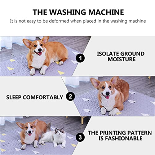 POPETPOP Mat Cama de Gato Da Maca Do Gato Tapete Pet Feeder Bowl Mat Gato de Nidificação Descanso Co