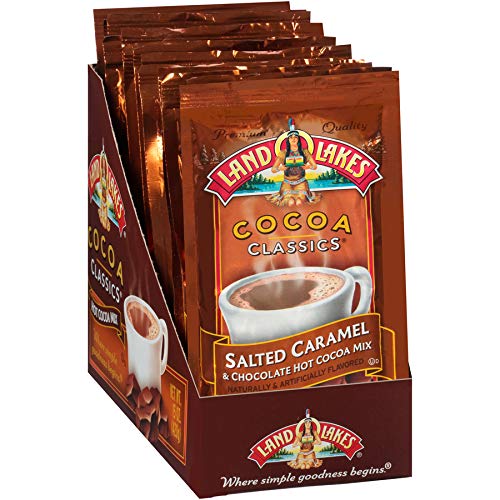 Land O LakesCocoa Classics, Salted Caramel & Chocolate Hot Cocoa Mix, 1.25 Ounce (Pack of 72)