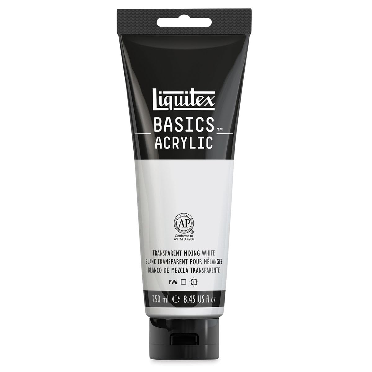 Liquitex Basic Acrylic - Tubo de Pintura Acrílica, 118 ML, Blanco (Blanco De Titanio) — view 70