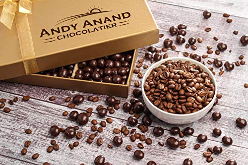 Andy Anandâ€™s Chocolates - Premium California Coffee Espresso Beans covered with Vegan Rich Dark Chocolate Corporate Gifts, All Natural and Certified made from Natural Ingredients (1 lbs)