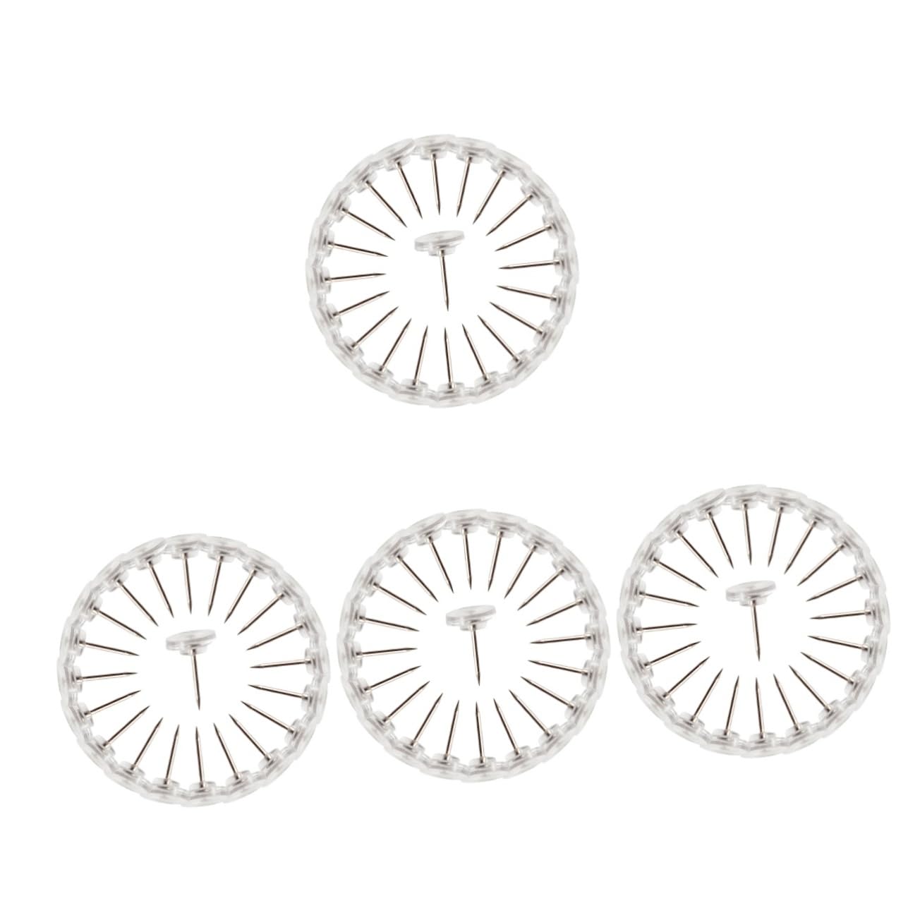 SHINEOFI 800stücke Transparente Pushpins Für Pinnwände Runde Kopfstecknadeln Für Korktafeln Vielseitige Reißnägel Zum Markieren Von Karten Fotos Und Kunstprojekten