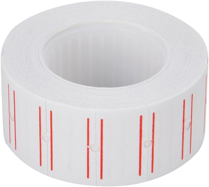 MFLABEL 150 Rolls 90000pcs White Price Gun Labels for Mx-5500