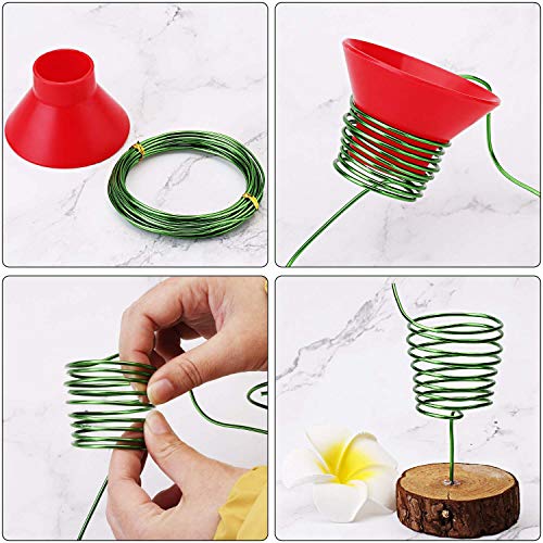 Varadyle 9 rotoli Bonsai DräHte in alluminio anodizzato per bonsai da allenamento con 3 dimensioni (1,0 mm, 1,5 mm, 2,0 mm, lunghezza totale 147 piedi (verde) - Image 7