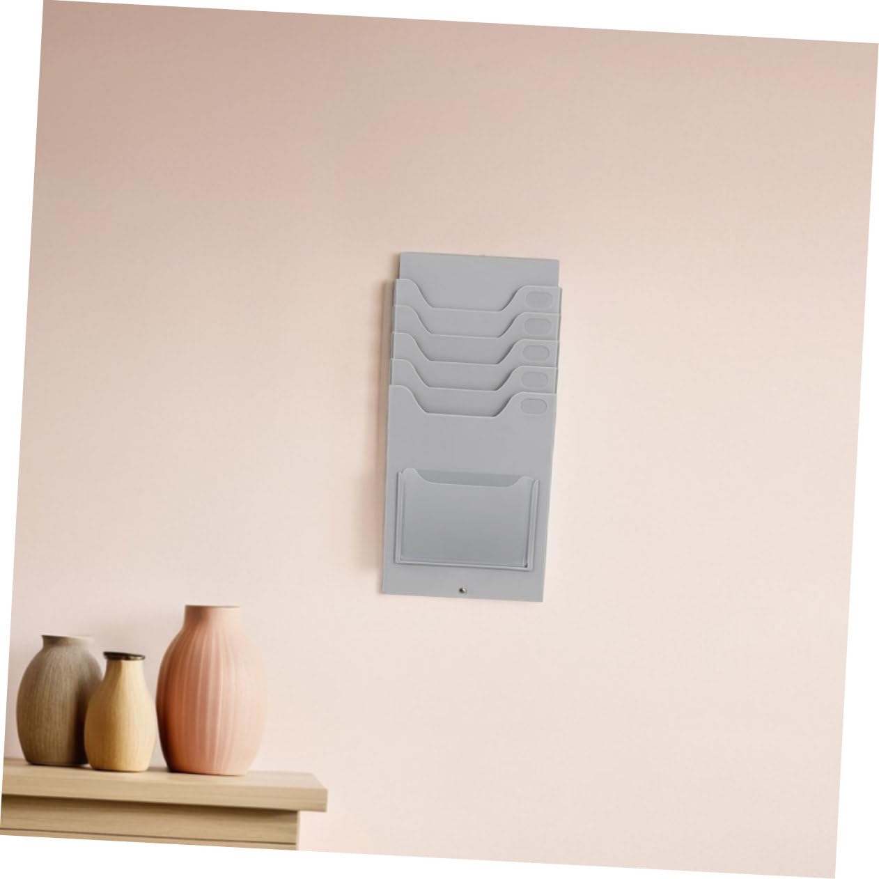 Porta Carte da Parete per Schede, 2 Pezzi, Pp, Compatto