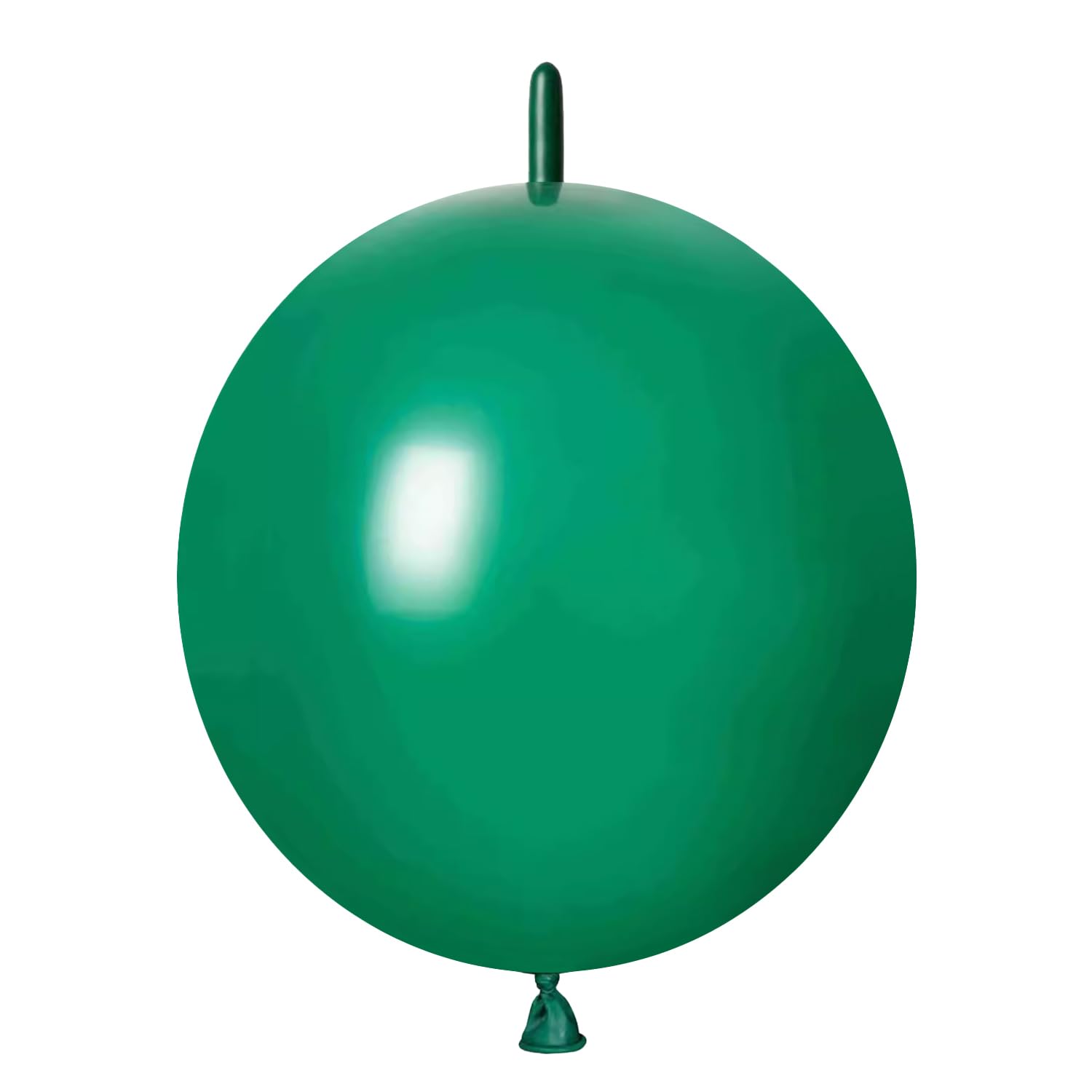 IN-JOOYAA 6 Inch Dark Green Latex Link Balloon 50 Pcs Quick Link Balloons for Party Decoration