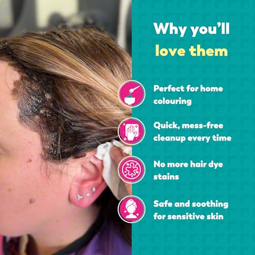 Professional Hair Colour Remover, Hair Dye Remover, Dye & Bleach Hair, Colour Remover Hair Dye, Effective and Gentle. 100 Wipes, Made By Scrummi® - Image 4