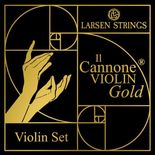 LARSEN STRINGS Violin Strings Il CANNONE Gold Set Soloist Gold
