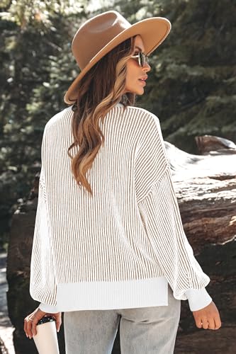Womens Sweaters Fall 2025 Clothes Oversized Long Sleeve Colorblock Striped Knit Pullover Tops Casual Winter Trendy Outfits3