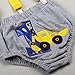 Lenfesh Infant Boy Ropa de cumpleaños Moda Manga Corta Carta Impresión de...