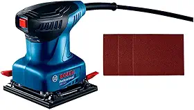 Lixadeira Orbital de Palma Bosch GSS 140 220W 127V com 3 lixas