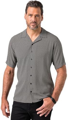 JP 1880 Herren Hemd schwarz 8XL