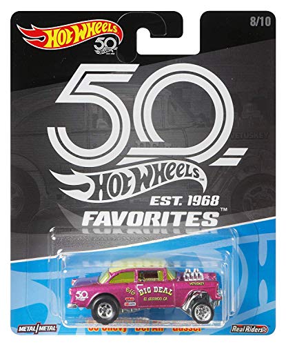 Hot Wheels 50th Anniversary Favs 55 Chevy Bel Air miniatura 1