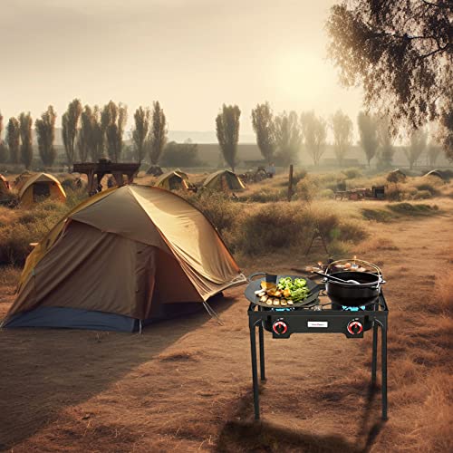 image for Vivicreate Propane Gas 20 PSIG high pressure regulator outdoor camping