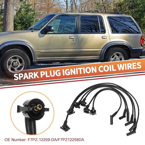Cables de bobina de bujía para solucionar fallos de arranque en Ford Explorer 3