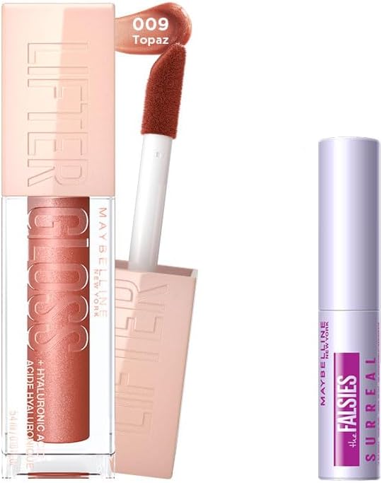 Maybelline New York Lifter Gloss Nemlendirici Dudak Parlatıcısı 009 Topaz & Mini Tattoo Liner Gel Pencil Makyaj Seti