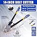 Evertools 4pc Bolt Cutter Pliers Sets, Heavy Duty Bolt Cutters, 14